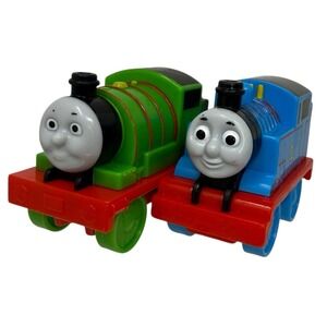 Thomas the Train & Friends Lot of 2 Trains - Percy Toy Tank Engine Plastic 2012